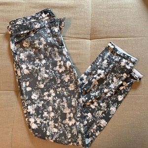 Forever 21 Floral Jeans